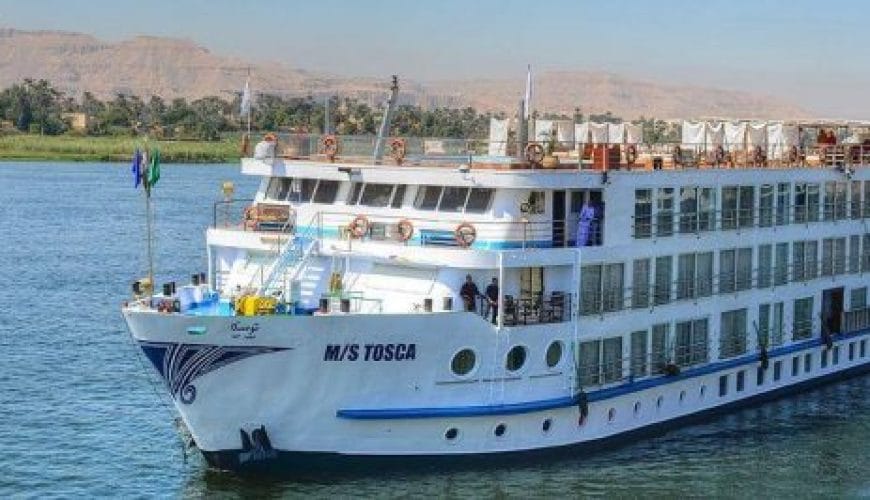 MS Tosca Luxury Nile Cruise<span class="rmp-archive-results-widget "><i class=" rmp-icon rmp-icon--ratings rmp-icon--star rmp-icon--full-highlight"></i><i class=" rmp-icon rmp-icon--ratings rmp-icon--star rmp-icon--full-highlight"></i><i class=" rmp-icon rmp-icon--ratings rmp-icon--star rmp-icon--full-highlight"></i><i class=" rmp-icon rmp-icon--ratings rmp-icon--star rmp-icon--full-highlight"></i><i class=" rmp-icon rmp-icon--ratings rmp-icon--star rmp-icon--full-highlight"></i> <span>5 (1)</span></span>