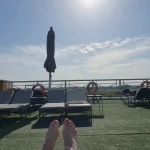 Sunlit deck views