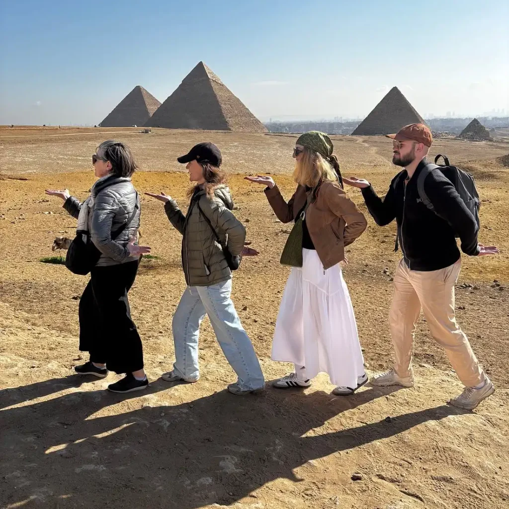 Fun at the pyramids