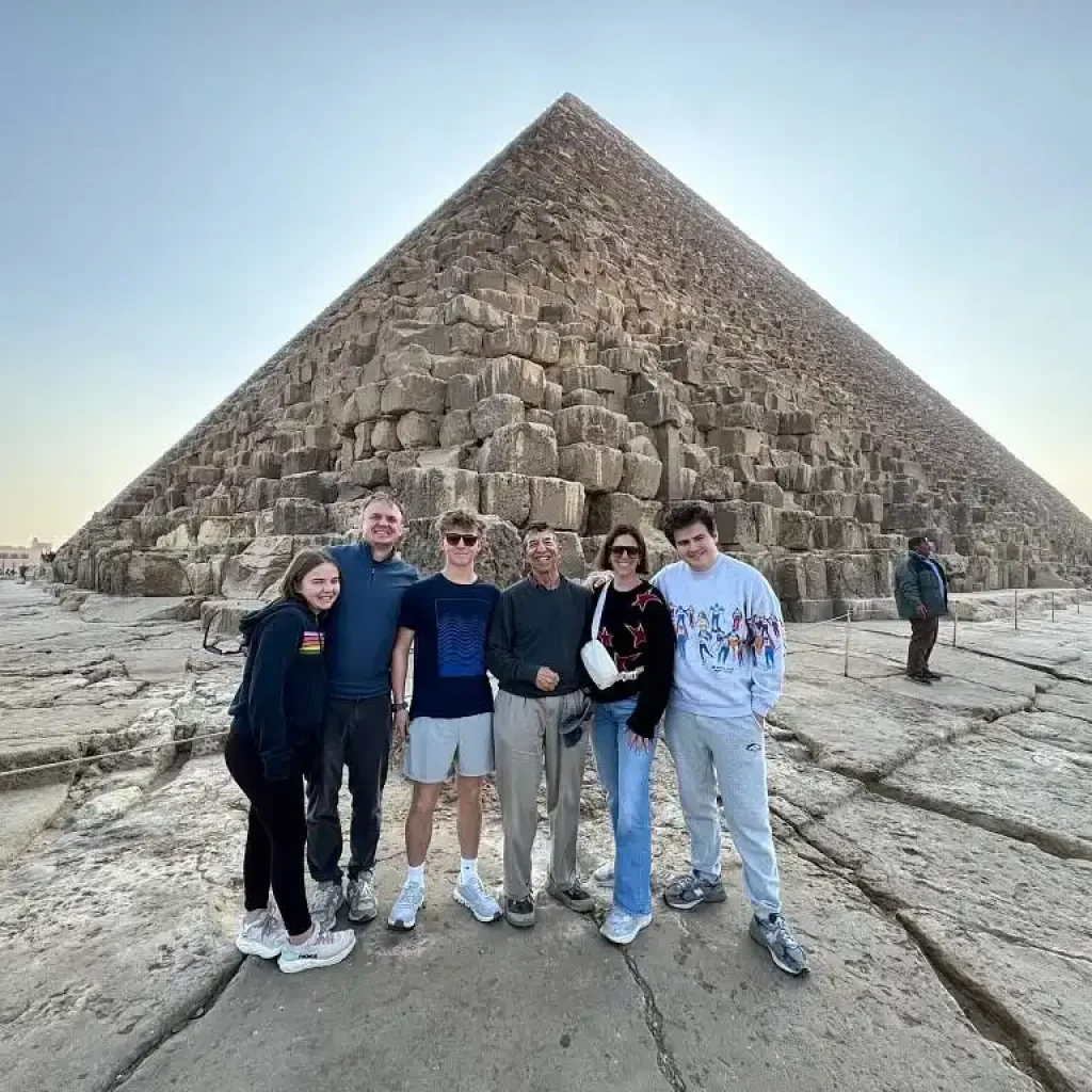 By the Great Pyramid